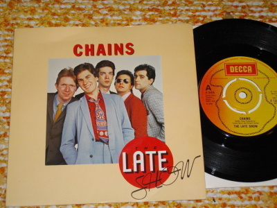 7" the LATE SHOW - Chains - single 1979 new wave,doo-wop EX