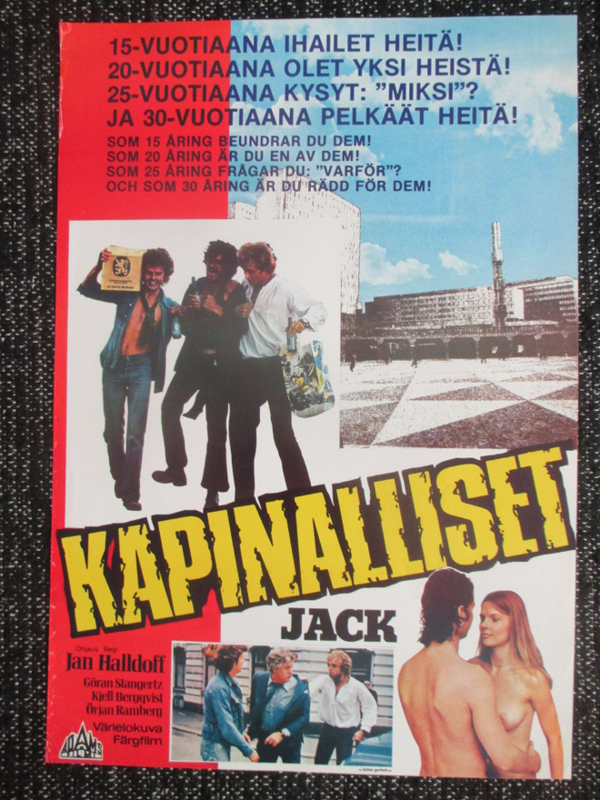 Kapinalliset (Jan Halldoff, 1977) - vanha elokuvajuliste
