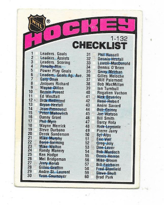 1976-77 OPC Checklist #116