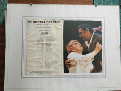 Placido Domingo -nimmari Fedora