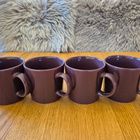 Iittala / ARABIA  Teema muki tumma lila 4 kpl - pikkukuva 3
