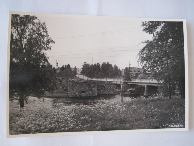 VANHA Postikortti Kajaani 1950-l Alkup.Mallikappale