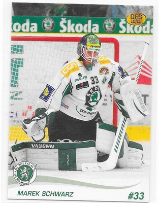 2009-10 OFS Plus #197 Marek Schwarz Mlda Boleslav ex- TPS MV