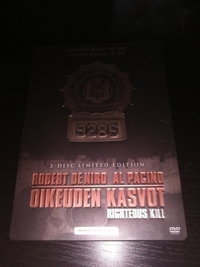 Oikeuden kasvot (2-dvd Limited E. Steelbook)(Pacino/De Niro)