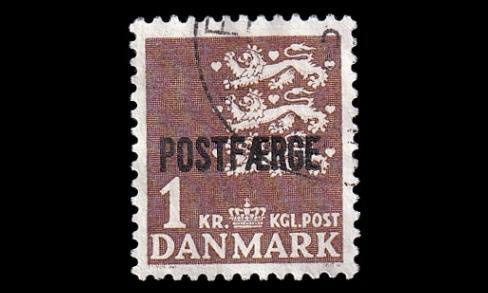 Tanska PF_34_II o Vaakuna 1 Kr (1949)