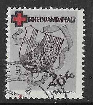 Rheinland-Pfalz Michel n:o 43 A O