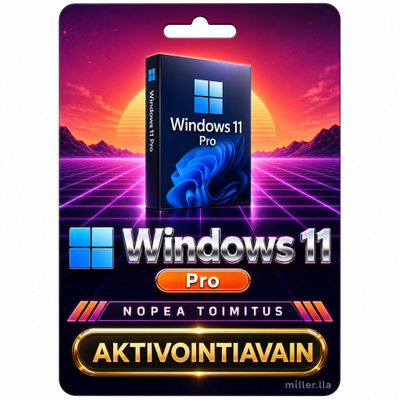 Windows 11 Pro aktivointiavain sähköpostiin – 64-bit PC