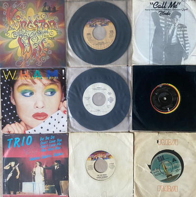 7” sinkkuja, Kingston Wall, Donna Summer, Blondie, Wham, jne