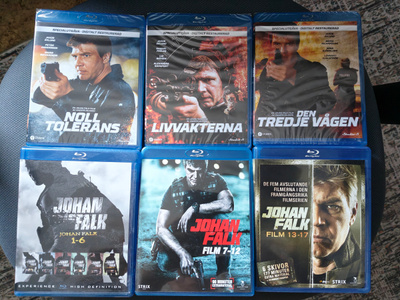Johan Falk -kokoelma kaikki 20 elokuvaa Blu-ray