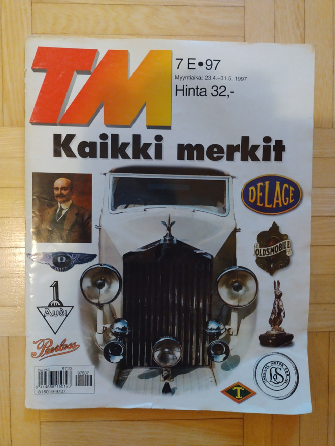 TM 7E/1997 Kaikki automerkit