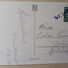 Kukkia onnitteluina, vanha väripk. rivileima Ypäjänkylä 1947 - pikkukuva 2