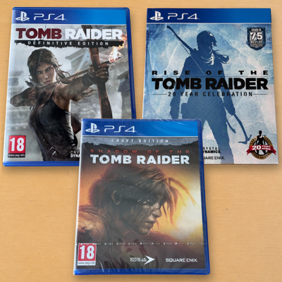 Tomb Raider Survivor Trilogy PS4 (3 peliä)