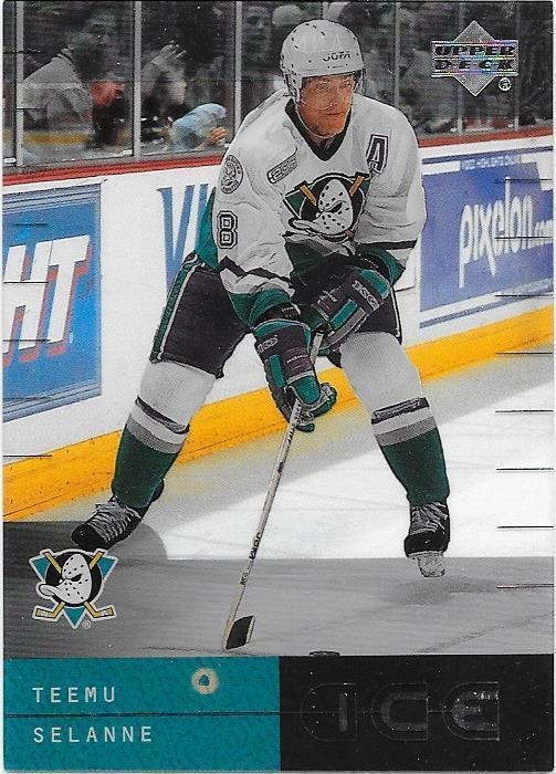 2000-01 Upper Deck Ice #2 Teemu Selänne Anaheim Mighty Ducks