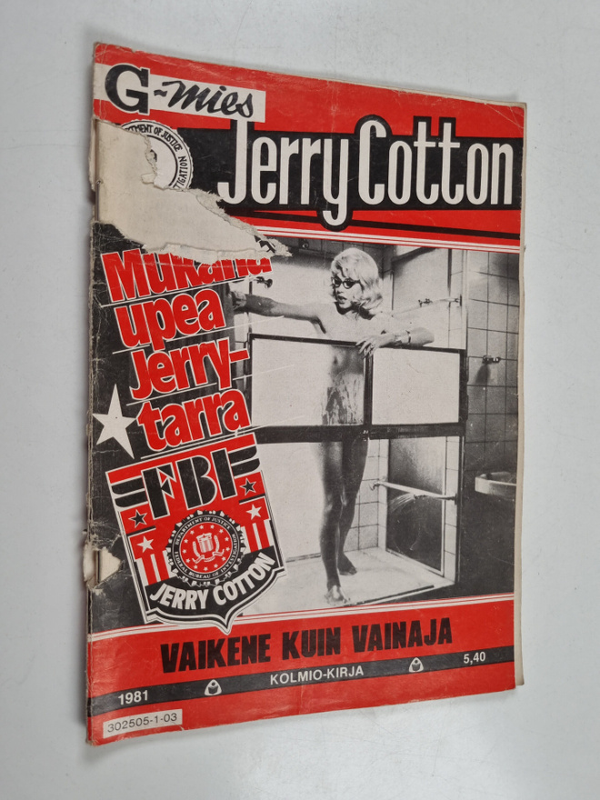 Jerry Cotton 3/1981 : Vaikene kuin vainaja