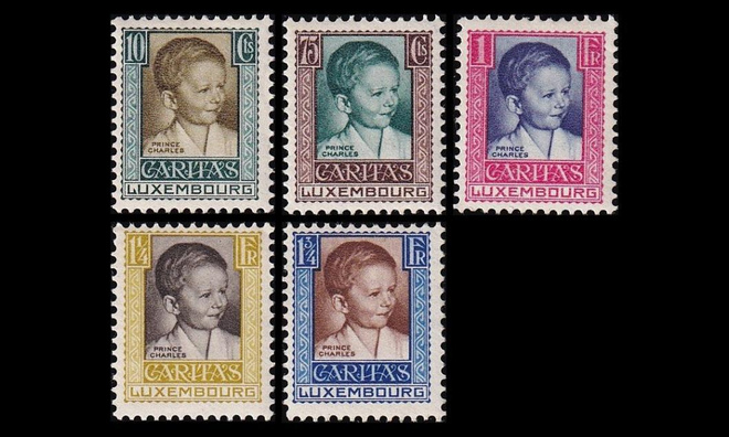 Luxemburg 227-31 ** Lastenapu (1930)