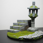 TWTOYS TW1912 1/6 Stone Lamp Platform - diorama - pikkukuva 1