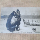 kaksi vintage taidekorttia - 1900-luku alku - pikkukuva 3