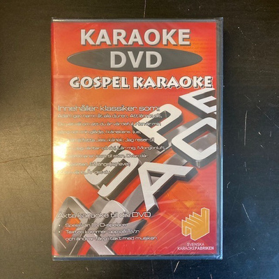 Svenska Karaokefabriken - Gospel Karaoke DVD (UUSI)