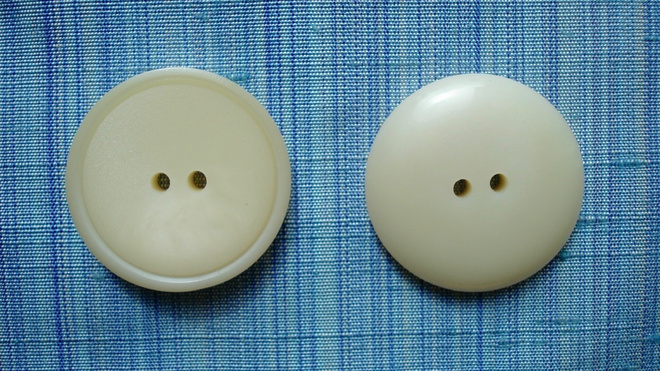 Retro nappi, luunvalkea, matta Ø 27mm, 18kpl.