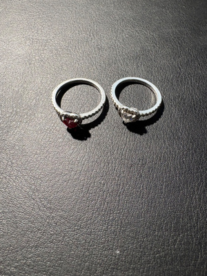 Pandora Timeless Elevated Heart 925 hopeasormukset 2 kpl