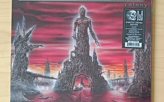 IN FLAMES - COLONY - MAGENTA WITH BLACK SPLATTER LP - SEALED