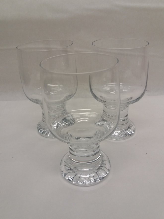 IITTALA, WIRKKALA, JOIKU -LASIT, 3 KPL