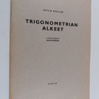 Niilo Kallio : Trigonometrian alkeet : lyhyempi oppimäärä - pikkukuva 1