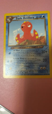 Dark Octillery 62/105 Neo Destiny card