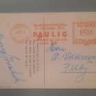 Paulig Paula-tyttö k-52 ruotsinkielinen, postimasukoneen mai - pikkukuva 2