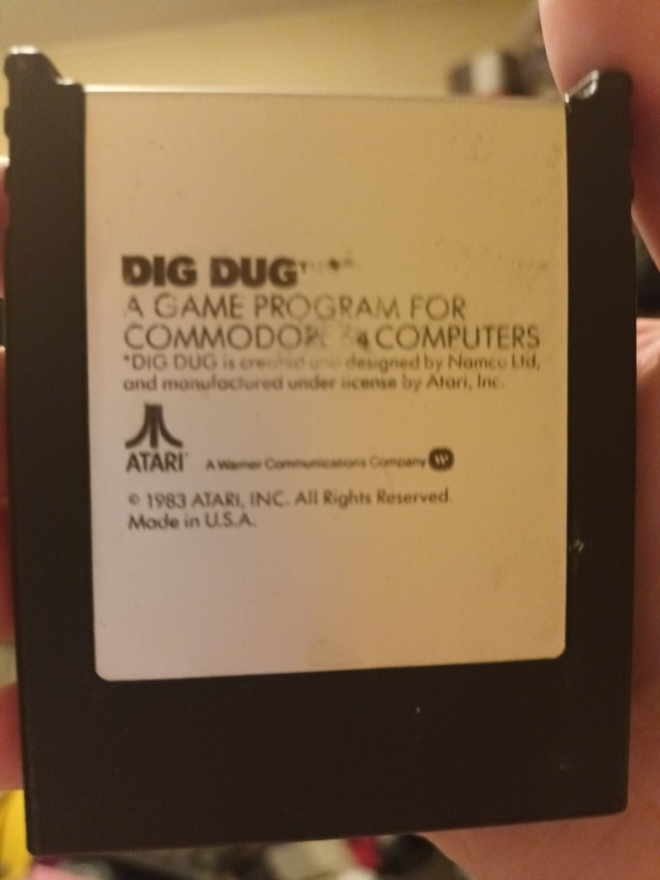 Dig Dug A Game Program For Commodore Computers moduuli RARE