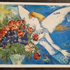 MARC CHAGALL, Sininen enkeli, keräilykortti - pikkukuva 1
