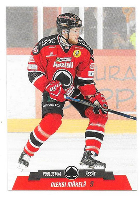2017-18 CardSet #170 Aleksi Mäkelä  Ässät