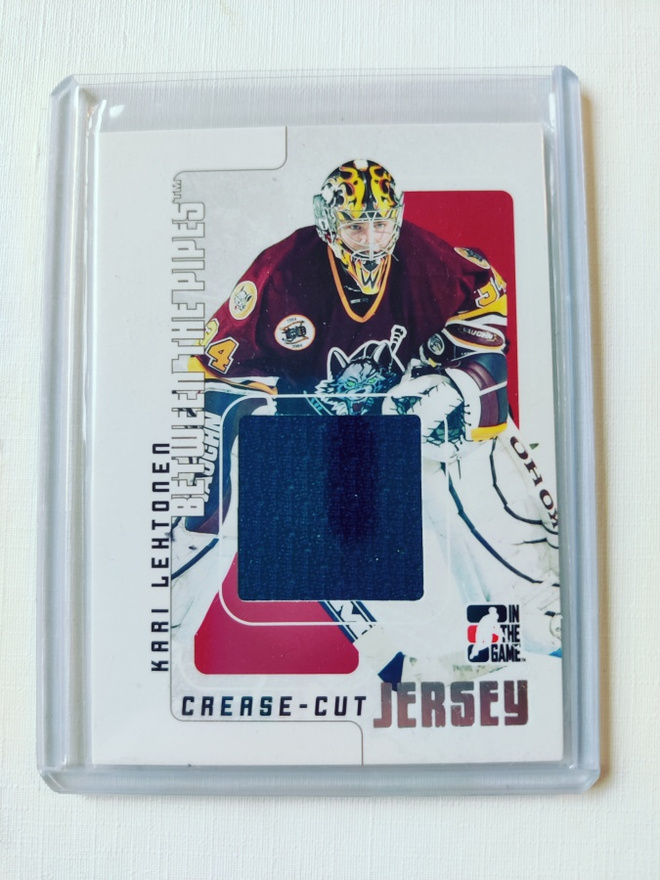 Kari Lehtonen - 07-08 BTP Crease-Cut Jersey /90