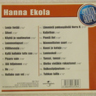 Hanna Ekola • Suomi Huiput • 20 Hittiä CD - pikkukuva 2
