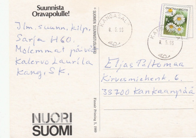 Postileima, KANGASALA