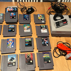 Nintendo NES 8-bit konsoli, 16kpl pelejä ja zapper - pikkukuva 1
