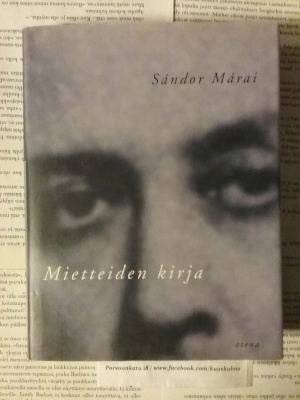 Marai Sandor - Mietteiden kirja (sid.)