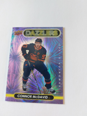 2021-22 Upper Deck Dazzlers Purple #DZ19 Connor McDavid