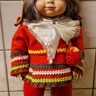Vintage Tyttö Lapinnukke Dollytex Vihti Finland. - pikkukuva 4