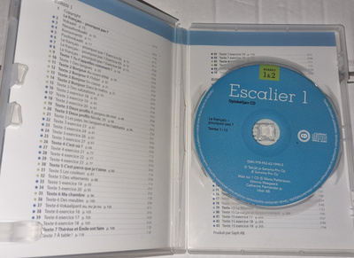 CD Escalier 1 ranskan kurssit 1+2