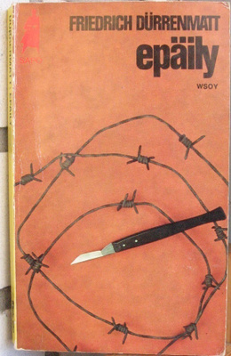 SaPo 192. Friedrich Dürrenmatt: Epäily. 2p. 183 s.