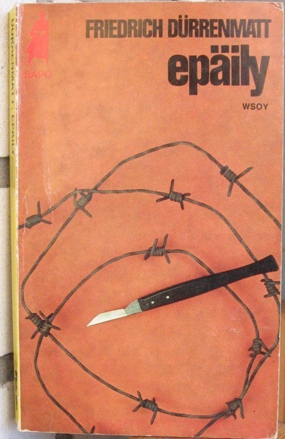 SaPo 192. Friedrich Dürrenmatt: Epäily.  2p. 183 s.