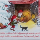 "Tontut ja kissa joulupuuhissa"-UUSI JOULUKORTTI - pikkukuva 1