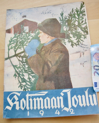 VANHA Lehti Kotimaan Joulu 1942 KOMEA Kansi