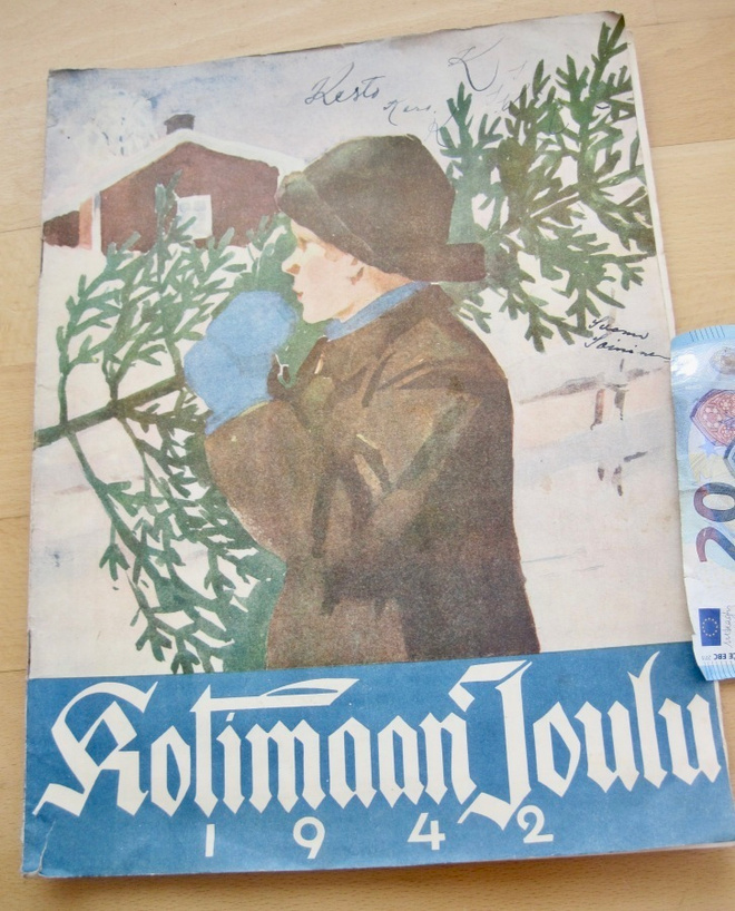VANHA Lehti Kotimaan Joulu 1942 KOMEA Kansi