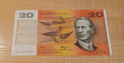 20 Dollars 1966 - 72 Australia KL 5
