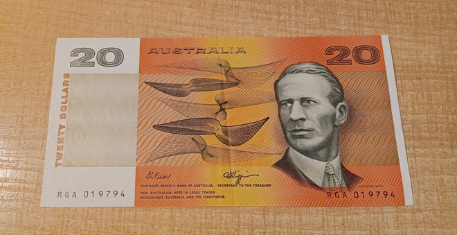 20 Dollars 1966 - 72 Australia KL 5