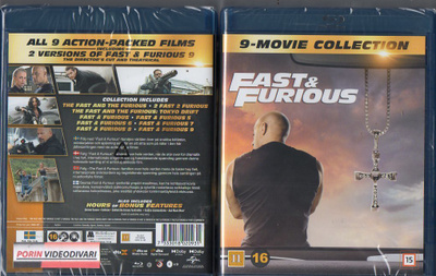 Fast & Furious 9 movie collection (80 502) UUSI -FI- BLU-RAY