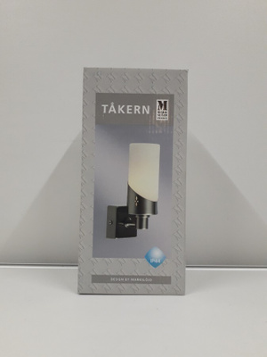 Seinävalaisin Tåkern 1lmp, PARI (brushed steel, bath, uusi)