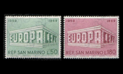 San Marino 925-6 ** Europa (1969)